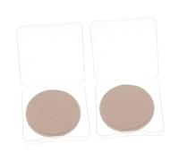 MERRYHAPY 2pièces Éponge De Maquillage Avec Trousse De Voyage Puff Cosmétique Compact Pour Fond De Teint Et Poudre Fixante Utilisation Sèche Ou Humide Convient à Types De Peau