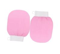 MERRYHAPY 2pièces Gants Exfoliants De Bain Rayon Lot De Gants De Gommage Pour Élimination Peaux Mortes Confort Et Légèreté Pour Expérience Relaxante