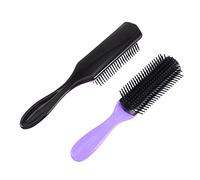 MERRYHAPY 2pièces Peigne De Massage Unisexe Pour Cheveux Bouclés Et Démêlage Accessoires De Soins Capillaires