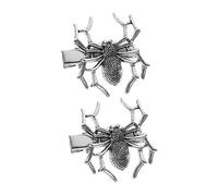 MERRYHAPY 2pièces Spider Hair Clips Barrette Halloween Pour Filles Accessoires De Coiffure Punk Éléments De Décoration Pour Fêtes Et Cosplay