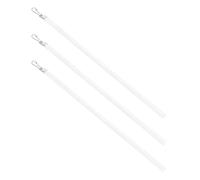 MERRYHAPY 3 Pièces Baguette de Store en Acrylique Transparente avec Crochet, Accessoire pour Stores Vénitiens et Rideaux, Ajustement sans Couture, pour Bureaux et Maisons