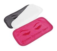 MERRYHAPY 3 pièces Coussin Professionnel pour Extension de Cils Doux et Confortable Bande Colorée pour Salon de Beauté Blanc