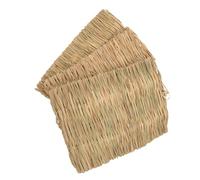 MERRYHAPY 3 Pièces Litière pour Lapin Tapis de lit tissé pour Lapins Bloc-Notes Lapin Tapis d'herbiers Marins Lapin Fournitures pour bébé Lapin Jouet à mâcher pour cochons d'Inde Gazon