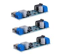 MERRYHAPY 3 pièces Module Alimentation Abaisseur DC DC à Convertisseur Pratique pour Projets Expérimentaux Régulateur de Tension avec Bouton Marche Arrêt et Voltmètre Amovible Lot