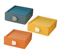MERRYHAPY 3pièces Boîte De Rangement Pour Bureau De Organisateur De Bureau Maquillage Pour Papeterie Et Bijoux