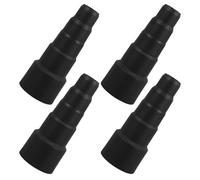 MERRYHAPY 4 Pièces Adaptateur de Tuyau D’aspirateur Noir en Plastique Pvc, Lot de 4 Connecteurs 9/10 vers 2, Raccord Réducteur pour Accessoires de Nettoyage Compatibles, pour Aspiration