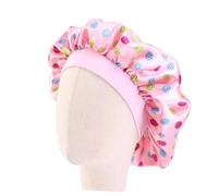 MERRYHAPY 4 pièces Bonnet de Sommeil Élastique pour Garçon Fille Satin Imprimé Protection Cheveux Légère et Respirante Accessoire Coiffure Confortable pour Maison Voyage et Nuit