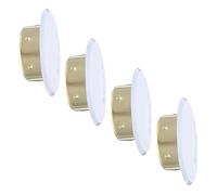 MERRYHAPY 4 Pièces Fire Sprinkler Covers For Ceiling Iron Flat Concealed Sprinkler Guard Plates Fit For Residential And Commercial Fire Protection