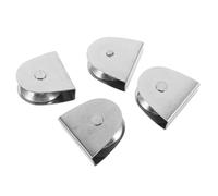 MERRYHAPY 4 Pièces Kit Poulies Mât Drapeau Acier Inoxydable Poulie Simple à Roulement pour Cordes Drisse Remplacement Silencieux et Lisse pour Treuil Câble Extérieur