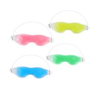 MERRYHAPY 4 pièces Masque Yeux Gel Réutilisable Pack Froid et Chaud pour Yeux Coussin Rafraîchissant et Relaxant pour Maison et Voyage Confortable et Adapté à Tous