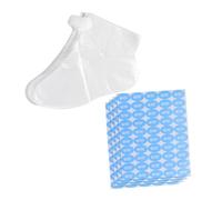 MERRYHAPY 400 Pcs Couvre-pieds Jetables Chaussettes De Soins Des Pieds Respirant Pour Les Pieds Bauty Care Supplies Avec 400 Pcs Autocollants