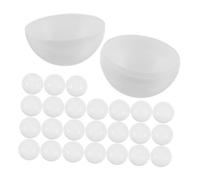 MERRYHAPY 50 Pièces Lot de de Loterie Plastique Creuses Ouvertes Réutilisables pour Jeux de Bricolage et Fête