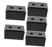 MERRYHAPY 5ensembles Filtre pour Aquarium Boîte De Filtration Sédiments Conception Pratique pour Aquariums Domestiques De Filtre avec Capot pour Croissance Bactérienne De Pompe