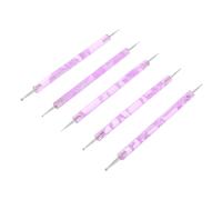 MERRYHAPY 5pièces Outils De Dotting Pour Nail Art Ensemble De De Peinture Pour Décoration Kit Manucure Complet Avec à Points Et Tige De