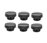 MERRYHAPY 6 pièces Bouchons Arrêt Laiton pour Watercooling PC avec Joint Étanchéité Anti-fuite Accessoires pour Système de Refroidissement Liquide
