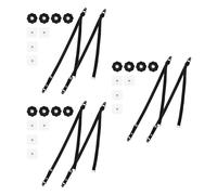 MERRYHAPY 6 Pièces Sangles de Sécurité Tv Réglables Ancrages Anti-basculement pour Meubles Kit de Fixation Mural Sécurisé Sangles Anti-chute pour Étagères et Meubles