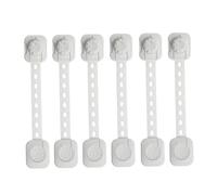 MERRYHAPY 6 Pièces Verrous De Sécurité Réglables Pour Garçon Fille Polyvalentes Pour Armoire Tiroir Réfrigérateur Blanc Pour Garçon Fille