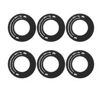 MERRYHAPY 6pcs Coussin de Valve Rond en PVC pour Planche à Pagaie Gonflable, Kayak et Bateau, Installation Facile, Compatibilité Large, Accessoire Indispensable