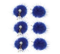 MERRYHAPY 6pièces Accessoires De Nail Art Pendants Boules De Cheveux Pour Décoration Magnétiques Et Amovibles