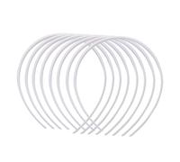 MERRYHAPY 72 pièces Serre-têtes Plastique Abs Épaissi Blanc Accessoires Cheveux Mode pour Femme Fille Bandeaux Simples Durables pour Fêtes et Occasions Spéciales
