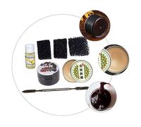 MERRYHAPY 7pièces Set De Maquillage Halloween Cire De Maquillage Spatule Éponge à Stipple Faux Sang Effets Spéciaux