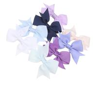 MERRYHAPY 8 pièces Accessoires Chiot Bows Multicolores pour Chiens Moyens et Grands Barrettes Cheveux Solides pour Toilettage Clips Métalliques Décoratifs Arcs Mignons pour Styliser et