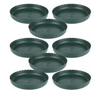 MERRYHAPY 8 Pièces bac à Fond en Pot Plantes d'intérieur Fournitures de Jardin extérieur Petite Soucoupe végétale Soucoupe pour Plantes de Jardin bac à Goutte Plateau de Pot de Fleur Green