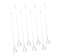 MERRYHAPY 8 Pièces Brochettes Inox Bbq pour Grillades Extérieur Piques Grillades Viande Légumes Fruits Accessoires Barbecue et Confortable
