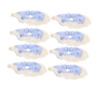 MERRYHAPY 8 Pièces Élastiques à Cheveux Dentelle Boho pour Femmes Accessoires pour Queue de Cheval Grandes Attaches et Résistantes pour Cheveux Épais et Longs