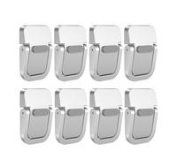 MERRYHAPY 8 Pièces Support Rehausseur Autocollant Clavier Portable Mini Inclinés Ergonomiques pour Ordinateur Portable Compact et Invisible Rehausseur de Bureau Antidérapant pour Confort Au