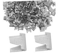 MERRYHAPY 800 Pièces Clips pour Cage Fil de Fer Boucles Fer Résistantes pour Sécuriser Cages Oiseaux Lapins Chats et Chiens Accessoires de Remplacement pour Clôtures Métalliques Petites