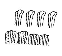 MERRYHAPY 8pièces Peignes Latéraux Élégants Pour Cheveux Accessoires Vintage Pour Femmes Parfait Pour Chignons Et Coiffures Quotidiennes