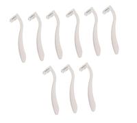 MERRYHAPY 9 Pièces Tondeuse à Cheveux pour Rasage des Aisselles Zones Sensibles Tondeuse Manuelle Inoxydable et Portable et Durable pour Usage Voyages