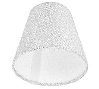 MERRYHAPY Abat-Jour de Bureau en Tissu à Paillettes Argentées Housse Légère et Indépendante pour Lampe de Table Cache-Lampe Artisanal Compatible Lampadaire et Applique Murale Accessoire