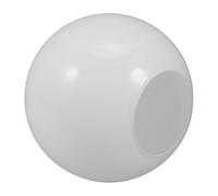 MERRYHAPY Abat-jour Rond En Verre Blanc Pur À Bouche Plate Douille E27 Accessoires Pour Applique Murale Suspension Diamètre 130 Mm