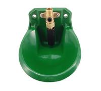 MERRYHAPY Abreuvoir Automatique pour Moutons Plastique Vert avec Valve Distributeur Eau et Anti-gaspillage pour Ferme de Chèvres et Porcs