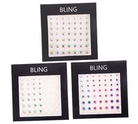 MERRYHAPY Autocollants de maquillage pour le visage et le corps à faire soi-même 6 feuilles d'autocollants en strass auto-adhésifs de plusieurs formes et couleurs autocollants pour bijoux artisanaux