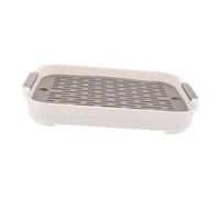 MERRYHAPY Bac À Litière Rectangulaire pour Hamster Toilettes pour Lapin Pot Dentraînement Clôture De Sécurité Renforcée