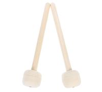 MERRYHAPY Baguette de Batterie 2Pcs en Bois Tête en Feutre de Laine pour Percussion en Studio et Orchestre