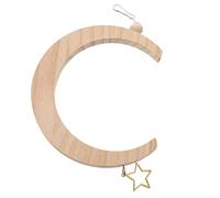 MERRYHAPY Balancoire pour Oiseaux Accessoire Suspendu Forme De Lune pour Perroquets Et Oiseaux Jouet Et Aux Morsures pour Aménager La Cage