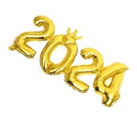 MERRYHAPY Ballon Aluminium Géant Décoratif Ballon Chiffre Brillant pour Fête de Fin Année et Remise de Diplômes Décoration Festive Facile à Installer pour Anniversaire et Célébration