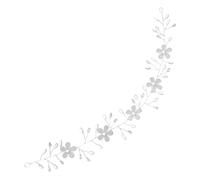 MERRYHAPY Bandeau De Perles Vigne Cheveux Fille Accessoires Pour Cheveux Fille Élastiques à Cheveux Filles Bijoux De Cheveux De Mariée Boucles D'oreilles Créoles En Perles Tiare Acrylique