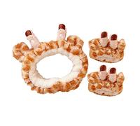 MERRYHAPY Bandeau Vage De Visage Et Bracelet Girafe Et Fille Bandeau De Maquillage Spa Doux Et Confortable Pour Soin Peau