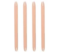 MERRYHAPY Bâtonnets de Tissage Vintage en Bois 4 pièces pour activités de Tissage créatif, Outils de Tricotage pour Amateurs de Crochet, Utilisation en Atelier DIY