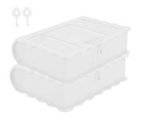 MERRYHAPY Boîte À Bijoux Petite De Rangement Décorative Écrin À Bijoux Bureau Boîtes De Rangement Pour Garçon Et Filles 2pcs