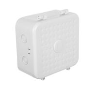 MERRYHAPY Boîte de Jonction Plastique pour Câbles Organisateur de Fils et Rangement de Câbles Alimentation pour Boîtier de Connecteur Vidéo Robuste et Facile à Installer