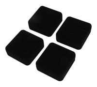MERRYHAPY Boîte de Présentation en Velours pour 4 Trophées ou Médailles de 60 MM Coffret Capsules de Protection, pour Exposition et Conservation