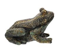 MERRYHAPY Boîte de Rangement pour Clés Extérieure Imitation Grenouille Résistante Aux Intempéries Cachette Discrète pour Clés de Jardin Coffre-Fort Décoratif Résine