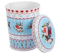 MERRYHAPY Boîte en Fer Étanchéité pour Rangement à Grosse Capacité Couvercle Poignée Petite Design Élégant et Fonctionnel pour Festival ou Fête