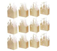 MERRYHAPY Boîtes Or en Papier pour Emballage de Chocolat et Artisanat, Lot de 20 Pièces pour Fêtes et Occasions Spéciales
